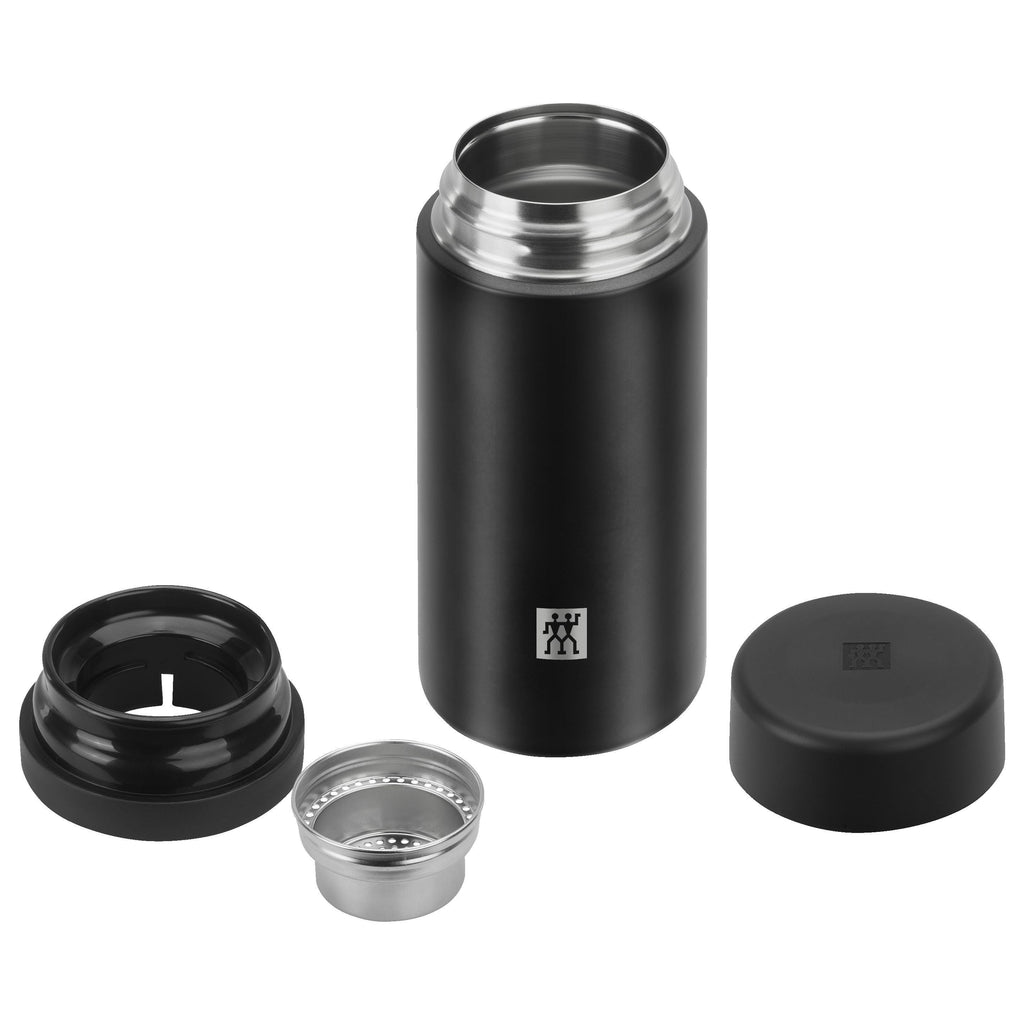 ZWILLING Thermo Tea And Fruit Infuser Bottle, 420 mL, Black-2