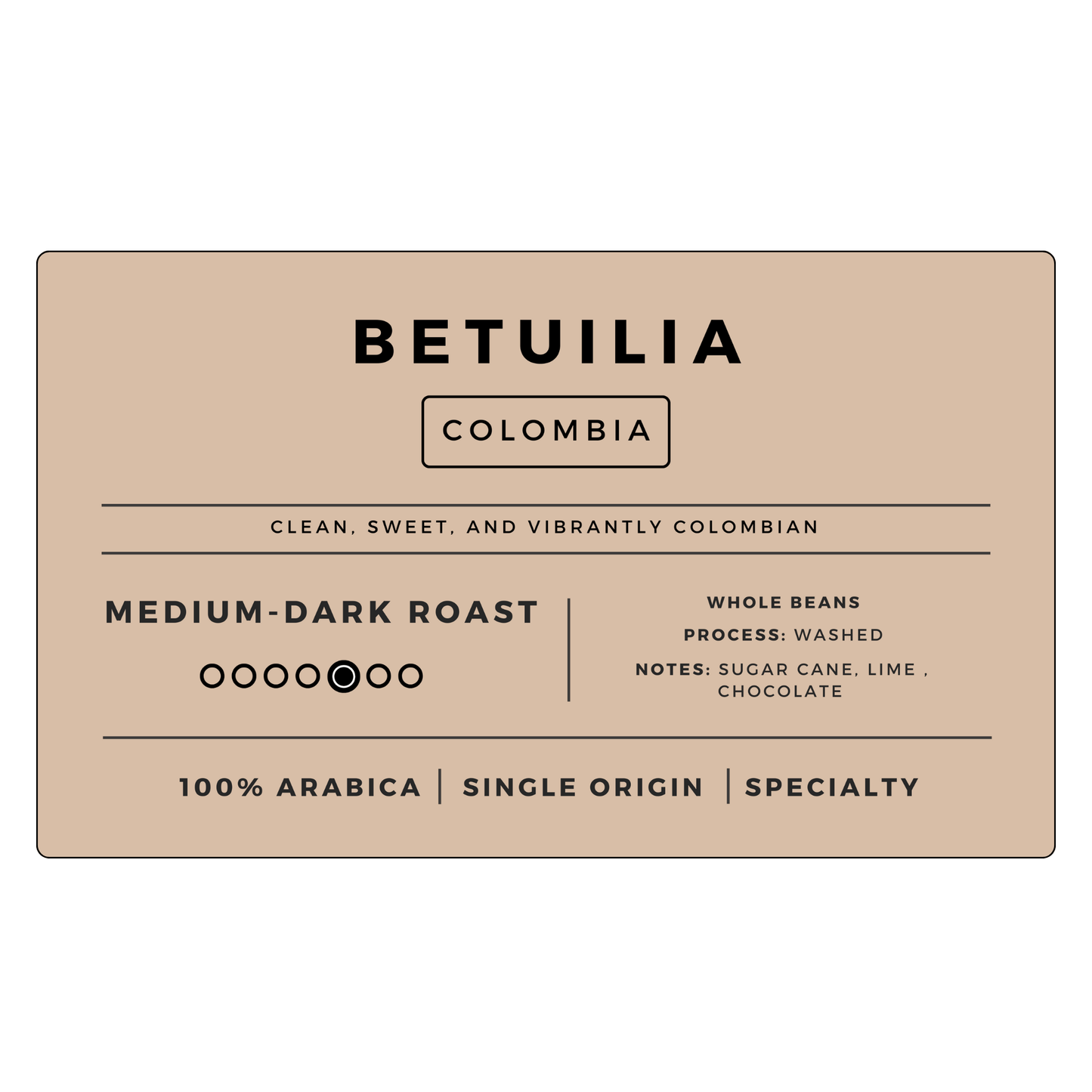 Betulia Colombia | Medium-Dark-1