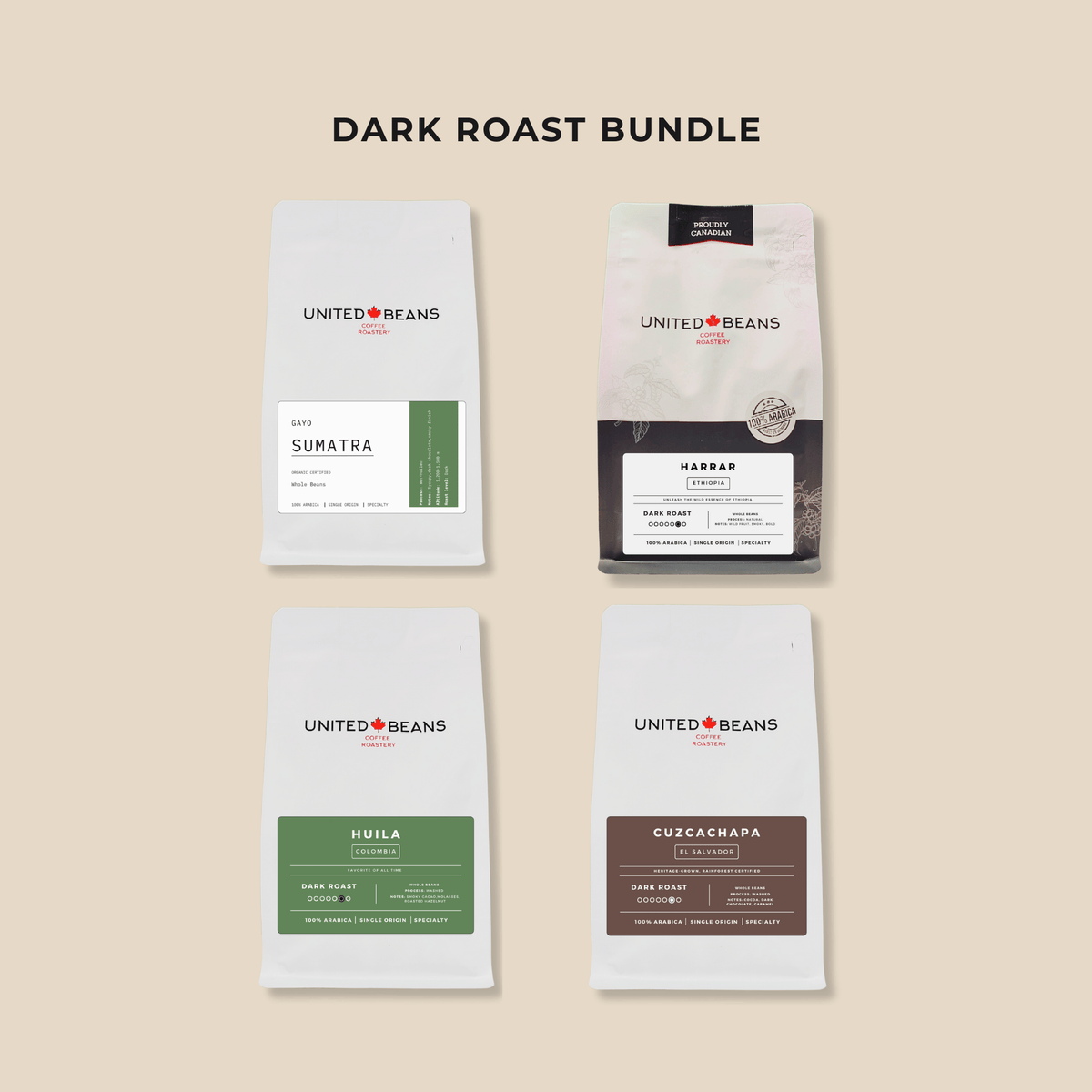 Dark Roast Coffee Bundle | 4 bags-0
