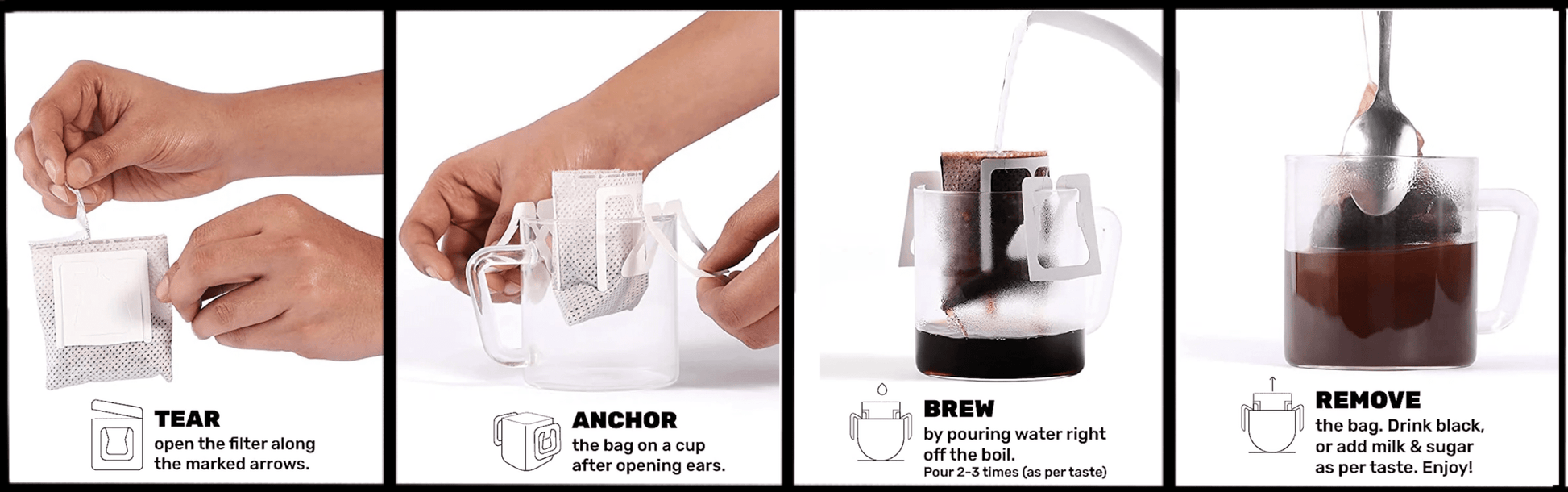 Dark Roast | Single-Serve Pour Over Coffee-2