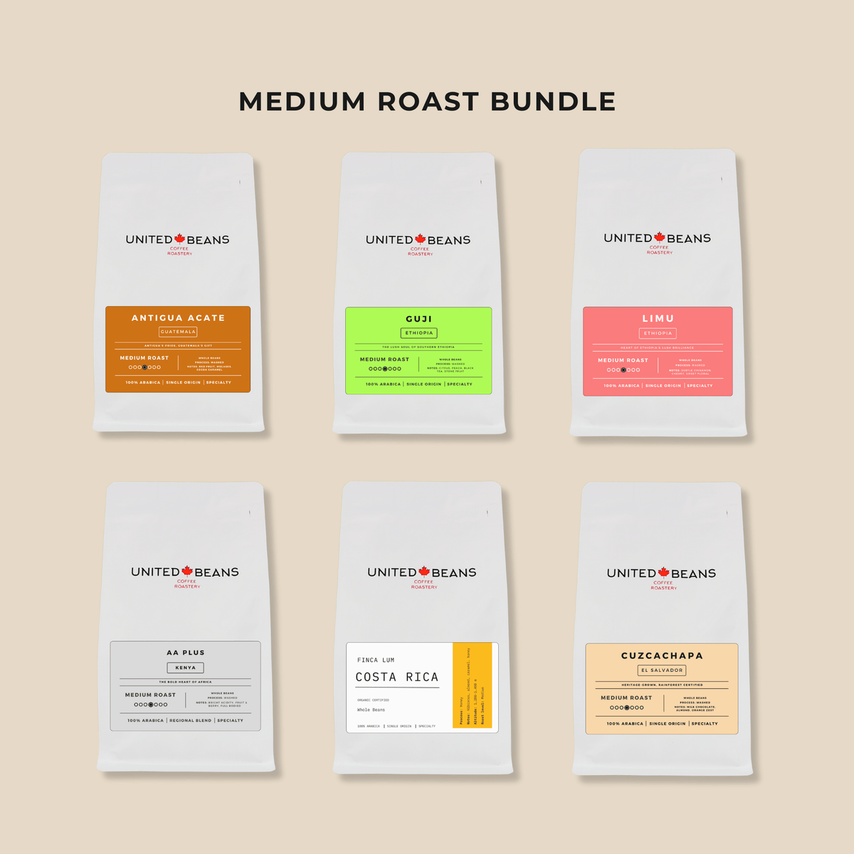 Medium Roast Bundle | 6 Bags-0